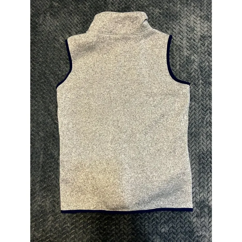 Dallas Cowboys Fleece Zip-Up Vest Kids 14/14A Gray Carter's NFL Football Sports